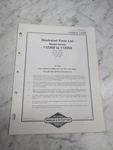 Briggs Stratton 112200 112299 Illustrated Parts List Manual Catalog 1987. Fixed Price $11.99.