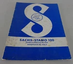 Operating Instructions/manual Sachs Motor Stamo 100 Version Go-cart From 1960. Fixed Price $35.24.