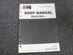 Honda EU6500IS Electric Start Inverter Generator Shop Service Repair Manual. Fixed Price $122.93.