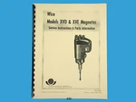 Wico Service & Parts Manual For Xv, Xvd Xve *436. Fixed Price $22.50.