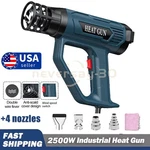 2500W Gun Electric Hot Air Dual Temperature Power Heater 4 Nozzles Tool. Fixed Price $17.99.