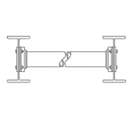 Werner Aluminum Stage Single Rung Replacement Kit #23-30. Fixed Price $71.09.