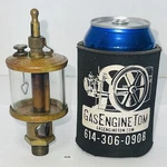 Michigan Lubricator Co 48A4 1921 Brass Cylinder Oiler Hit Miss 3/8" No. Glass. Fixed Price $79.99.