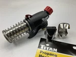Titan 51886 Propane Heat Gun, Use With Disposable Cylinder. Fixed Price $74.99.