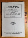 Briggs & Stratton 23BC 23C 23FBPC 23PC 23R6D Manual. Fixed Price $20.00.