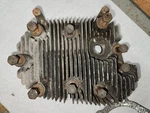 Wisconsin S-8D Air Cooled Engine Cylinder Head With Bolts. Fixed Price $35.00.
