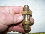 Brass Fluid Oil Flow Sight Gauge Nos Hit Miss Engine Tractor Car 3/8" Flare Nice. Fixed Price $39.95.