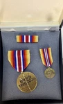 WW2 Us Merchant Marine Pacific War Zone Ogb Full Size, Mini & Ribbon Bar. Fixed Price $49.99.