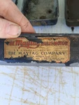 Maytag Twin Cylinder Model 72 Aluminum / Zinc Fuel Tank. Fixed Price $18.00.