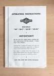 Briggs & Stratton 6B, 6B-F, 6B-FB, 6B-R6 Engine Operating Manual Mint. Fixed Price $7.00.