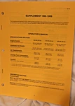 960-1006 Cummins Onan Supplement Operator's Manual Operators Instruction Literat. Fixed Price $9.00.