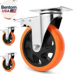 Swivel Wheels For Cart, 5 Inch Industrial Heavy Duty Casters Set Of 4,. Fixed Price $53.70.