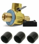 Fumoto F104N M18-1.5 Thread Quick Oil Drain Valve With 3 Vinyl Caps. Fixed Price $42.99.