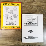 Briggs Stratton NPR-4D NPR-6 Engine Service Repair Operator Owners Part Manual. Fixed Price $18.97.
