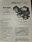 Lauson RSV-800 Air Cooled 2 Hp Vertical Crank Engine Specs Std Equipment. Fixed Price $19.99.