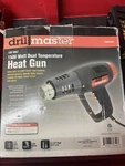 Drill Master 62340 1500W Dual Temperature 572 /1112 F Heat Gun. Fixed Price $15.00.