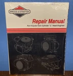 Briggs & Stratton Repair Manual Book For Twin Cylinder Head Engines, 1996 New. Fixed Price $13.33.