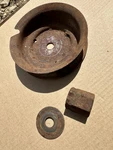 Vintage Clinton Model 900 - 2164 Motor Engine Flywheel Cap Cup Antique. Fixed Price $18.92.