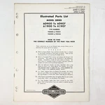 Vintage 1973 Briggs & Stratton 60900-60907 61900-61907 Illustrated Parts List. Fixed Price $9.99.