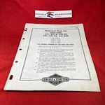 Briggs Stratton Illustratd Parts List 23C-B 23C-FB 23C-R6D MS-4237-22. Fixed Price $19.99.