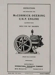 Mccormick Deering Hp Operating Instructions 10-29-31 (please Read Description. Fixed Price $8.95.