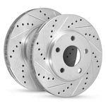 For Tesla 18-23 R1 Concepts Drilled & Slotted Front Brake Rotor Set. Fixed Price $305.32.