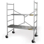 Metaltech Folding 6 Ft. Aluminum Baker Style Utility Scaffold. Fixed Price $677.24.