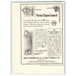 1915 Print Ad Wilcox Crittenden & Perfect Engine Control For Boat Throttle!. Fixed Price $8.39.