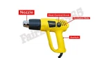 Stanley STXH2000 2000-WATT Variable Speed Heat Gun. Fixed Price $93.21.
