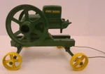 Rare Nos John Deere Model Wrong Way Flywheel Hit Miss 1990 Ertl Engine. Fixed Price $59.00.