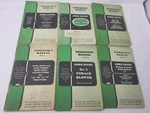 6 Original John Deere Manuals -lot C. Fixed Price $19.95.