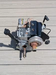 Complete Briggs & Stratton 09A413-0202-E1 4-CYCLE 5.5HP Snowblower Engine. Fixed Price $75.00.