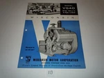 Wisconsin Engine VG4D Color Brochure. Fixed Price $14.00.