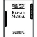 Wisconsin V465D, V460D, V461D Engine Repair Manual Gloss Protectors Comb Bound. Fixed Price $20.00.