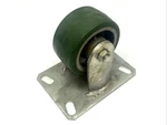Albion AJ0420219 4" X 2" Flat Caster Wheel Green. Fixed Price $19.99.