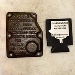 John Deere 1-1/2HP Governor Cover Serial # 264099 Hit Miss Stationary Engine. Fixed Price $52.50.