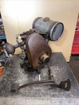 Antique Briggs & Stratton Model H Kick Start Aircooled Engine. Fixed Price $395.00.