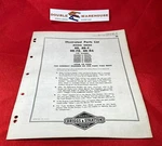 Briggs Stratton Illustrated Parts List Model 8B-FB 8B-R6 MS-3802-60. Fixed Price $14.99.