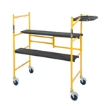 Mini Rolling Scaffold Indoor Steel Work Platform 4X4X2 Feet 500 Lbs Capacity. Fixed Price $175.99.