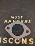 Wisconsin Gasket QD67. Fixed Price $5.00.