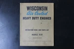 Wisconsin Models Te-tf Air Cooled Heavy Duty Engine Instruction & Parts Manual. Fixed Price $29.99.