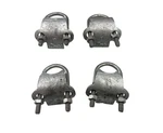 C-h 1 Right Angle Pipe Clamp Galvanized Finish Lot Of 4. Fixed Price $27.99.