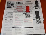 Lot Of 7 Skookum Columbia Hydraulic Rams Brochures 1-64 (1 Original, Copies). Fixed Price $7.00.