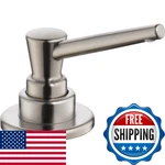 Delta Faucet Pump Soap/ Lotion Dispenser Brushed Nickel, Countertop. Fixed Price $107.32.