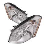 Fits Nissan Maxima 07-08 Halogen Type Headlights Nheadlamps Set Pair Chrome. Fixed Price $268.34.