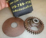Magneto Gear W/ Backer Plate For 1-1/2HP Ihc Part No. 9679T Old Gas Engine. Fixed Price $74.95.