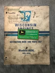 Wisconsin Engines Aenl Aens Instruction Book And Parts List MM-283G. Fixed Price $16.95.