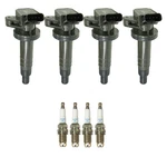 Ngk Ignition Coil Nickel Spark Plugs Kit For Corolla 1.8 L4 1ZZ-FE. Fixed Price $344.95.