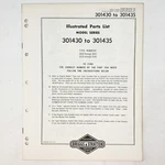 Vtg 1973 Briggs & Stratton 301430-301435 Illustrated Parts List. Fixed Price $9.99.