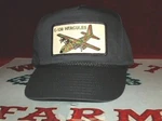 C-130 Hercules Air Force Emblematic Trucker Style Black Adjustable Ball Cap.. Fixed Price $15.00.